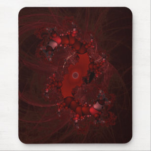 spiraalrood fractal muismat