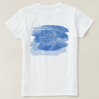Spiraalschildering Schildpad T-shirt