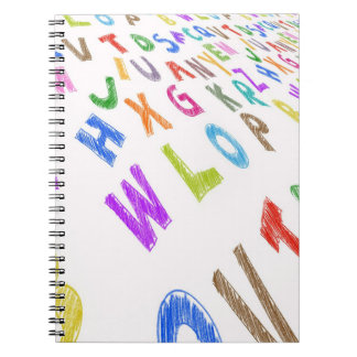 Spiraalschrift 8.5x11 - Onderwijs Alfabet Notitieboek