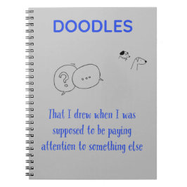 Spiraalschrift Doodles Notitieboek