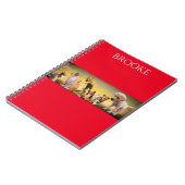 Spiraalschrift met eigen naam met katten en honden notitieboek (Linkerzijde)
