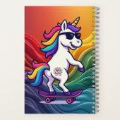 Spiraalschrift Unicorn Dreams Notitieboek (Achterkant)