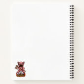 🧸🪓 Spiraalschrift van Chaos 🔥📓 Notitieboek (Achterkant)