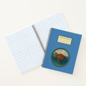 Spiraalschrift Zeeschildpad Notitieboek (Binnen)