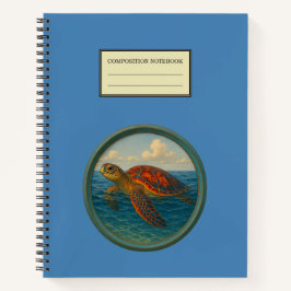 Spiraalschrift Zeeschildpad Notitieboek