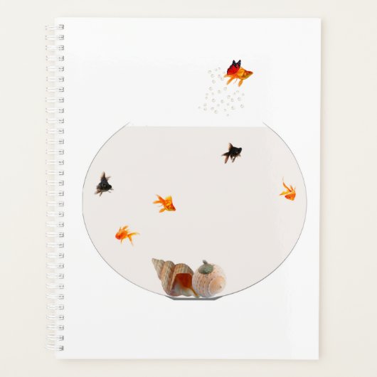 Spiraalschriftboek met sprong in het diepe planner (Voorkant)