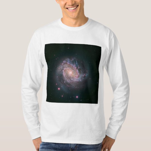 Spiraalstelsel M83 (NASA) T-shirt (Voorkant)