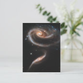 Spiraalstelsels met rozenstructuur briefkaart (Staand voorkant)