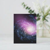 Spiraalsterrenstelsel Briefkaart (Staand voorkant)
