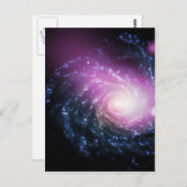 Spiraalsterrenstelsel Briefkaart (Voorkant / Achterkant)