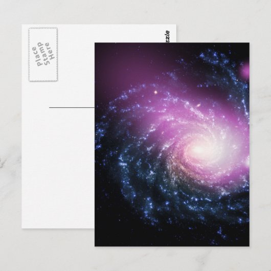 Spiraalsterrenstelsel Briefkaart (Voorkant / Achterkant)