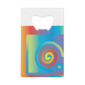 SPIRAALVIERKANT CREDITKAART FLESSENOPENER (Achterkant)