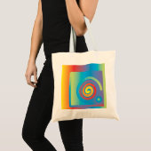 SPIRAALVIERKANT TOTE BAG (Voorkant (product))