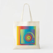 SPIRAALVIERKANT TOTE BAG (Voorkant)