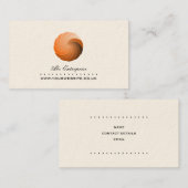 Spiraalvorm Logo Visitekaartje (Voorkant / Achterkant)