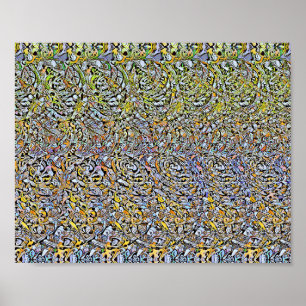 Spiraalvormen - Verborgen 3D-afdrukken Poster