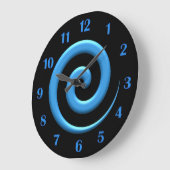 Spiraalvormig Blauw met de Blauwe Klok van de Muur (Hoek)