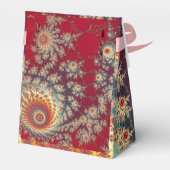 Spiraalvormig bloempatroon bedankdoosjes (Achterkant)