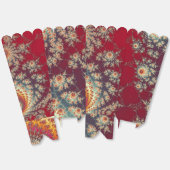 Spiraalvormig bloempatroon bedankdoosjes (Ongevouwen)