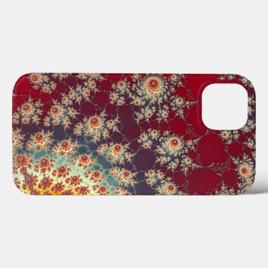 Spiraalvormig bloempatroon Case-Mate iPhone case (Achterkant (horizontaal))