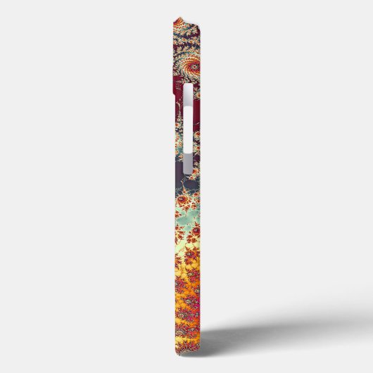 Spiraalvormig bloempatroon Case-Mate iPhone case (Achterkant / Links)