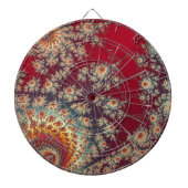 Spiraalvormig bloempatroon dartbord (Voorkant)