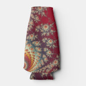 Spiraalvormig bloempatroon flesjeskoeler (Voorkant)