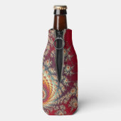 Spiraalvormig bloempatroon flesjeskoeler (Fles Achterkant)