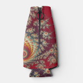 Spiraalvormig bloempatroon flesjeskoeler (Achterkant)