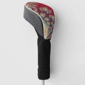 Spiraalvormig bloempatroon golfheadcover (Schuin)