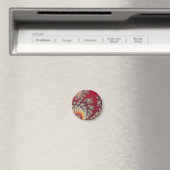 Spiraalvormig bloempatroon magneet (Insitu (Vaatwasser))