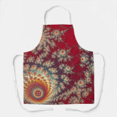 Spiraalvormig bloempatroon schort (Voorkant)