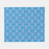 spiraalvormig gestreept fleece deken (Voorkant (Horizontaal))