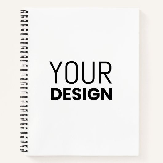 Spiraalvormig Notitieboek [Grootte & kleuren] (Voorkant)