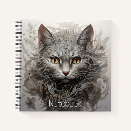 Spiraalvormig notitieboek met een steampunk (Voorkant)