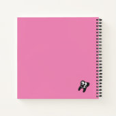 spiraalvormig notitieboek met fonystaart (Achterkant)