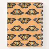 Spiraalvormig Notitieboek met Monarch vlinder ontw (Achterkant)