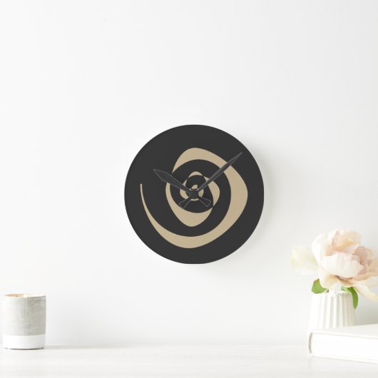 spiraalvormig ontwerp ronde klok (Huis)