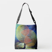 Spiraalvormige Abstracte Geometrische Cross Body B Crossbody Tas (Achterkant)