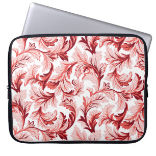  spiraalvormige barokke bladeren, decoratief. laptop sleeve