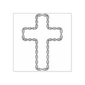 spiraalvormige dwarszegel rubberstempel (Afrduk)