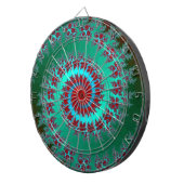 Spiraalvormige Fractal Dart Board Dartbord (Voorkant Rechts)
