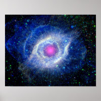 Spiraalvormige Nevel Ultraviolet Oog van God Ruimt
