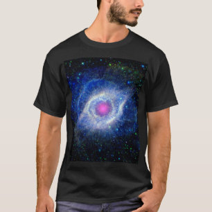 Spiraalvormige Nevel Ultraviolet Oog van God Ruimt T-shirt