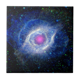 Spiraalvormige Nevel Ultraviolet Oog van God Ruimt Tegeltje
