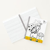 Spiraalvormige Notitieboek Kleurplaat Giraffe Padd (Binnen)