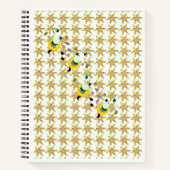 Spiraalvormige Notitieboeken bijen gevoerd (Voorkant)