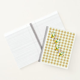 Spiraalvormige Notitieboeken bijen gevoerd