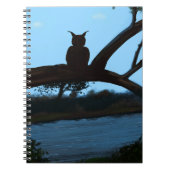 spiraalvormige Notitieboeken uil (Voorkant)