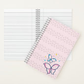 Spiraalvormige Notitieboeken vlinders (Binnen)